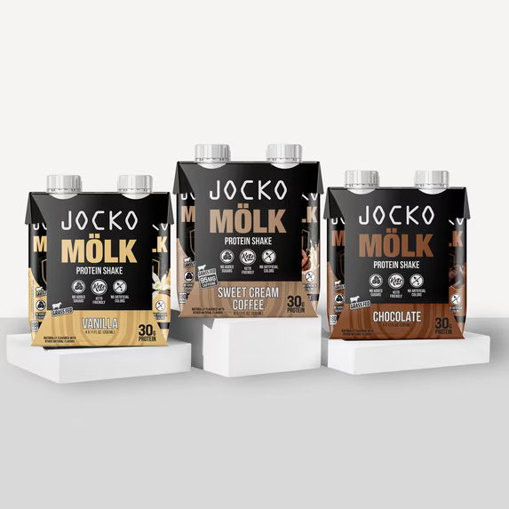 (3 pack) Jocko Fuel Protein Shake, Sweet Cream Coffee, 11oz, 4 Count, 30g Protein