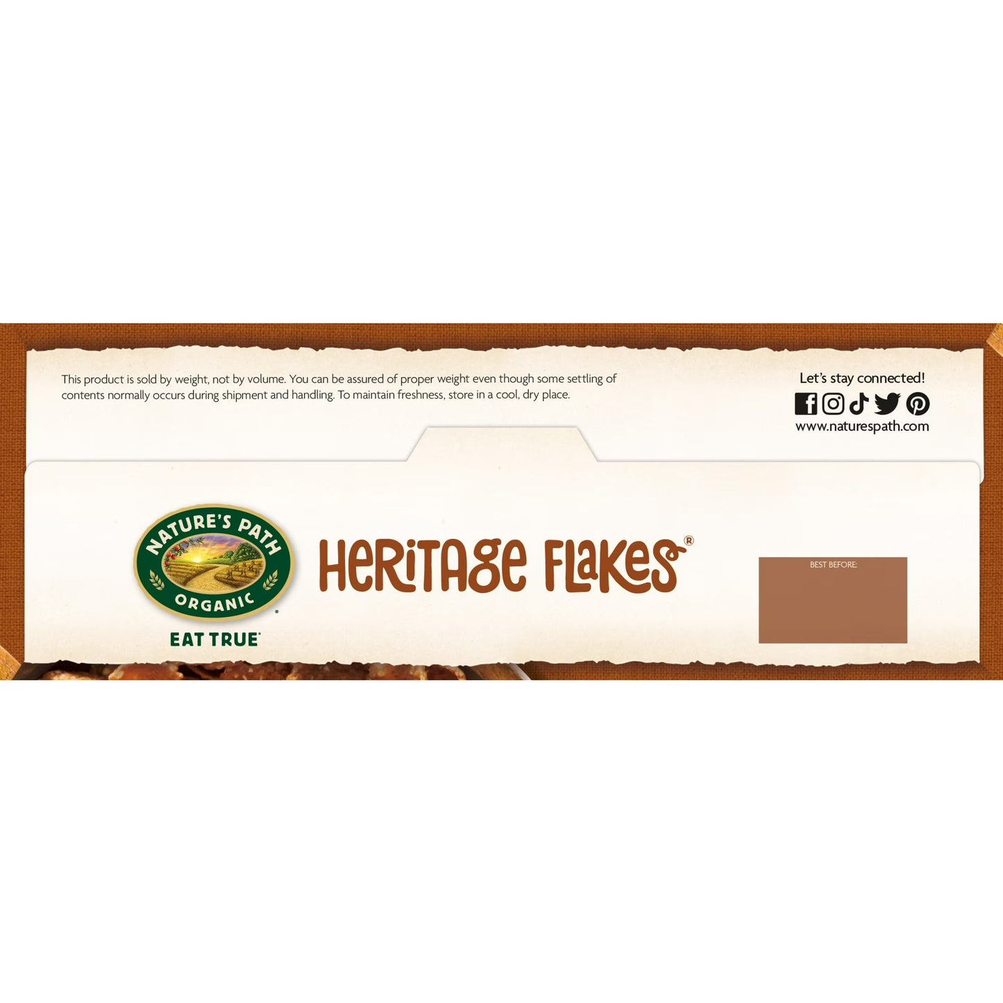 (4 pack) Nature's Path Organic Heritage Flakes® Breakfast Cereal, 33.5oz Box (pack of 4)