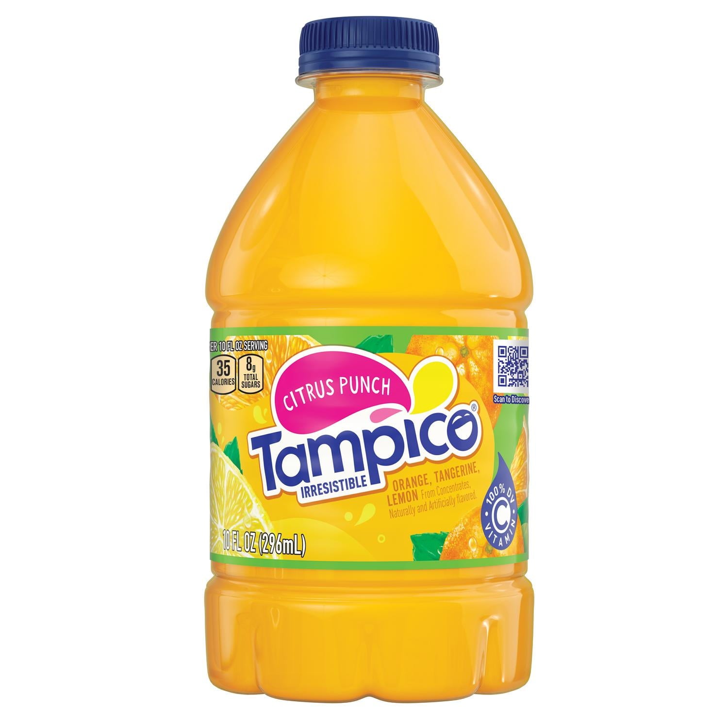Tampico Citrus Punch Orange Tangerine Lemon Juice Drink 10 fl oz 15 Pack