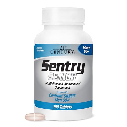 21st Century Sentry Senior Men's 50+ 100 tabs