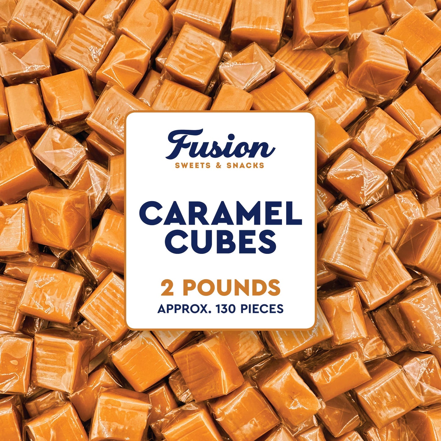 Caramel Cubes Candy Individually Wrapped 150 Pieces 2 Pounds, Soft Chewy Caramel Squares Candy, Bulk Caramel for Melting, Baking & Snacking, Holiday Gift Bag Filler ( 2 pack)