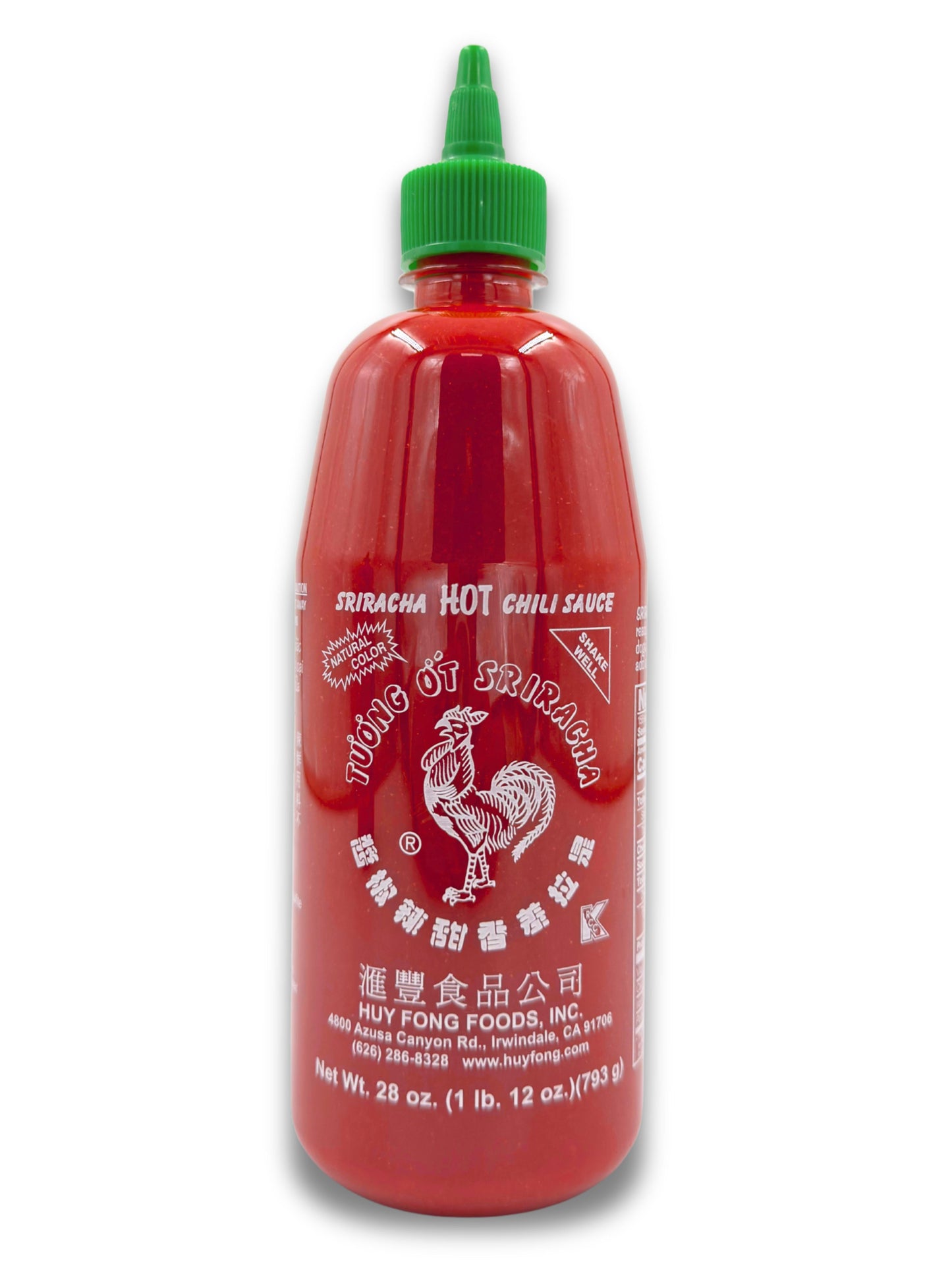 Sriracha Hot Chili Sauce, 28oz (793g) Bottle