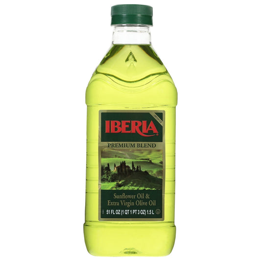 Iberia Premium Blend Sunflower Oil & Extra Virgin Olive Oil 51 fl oz