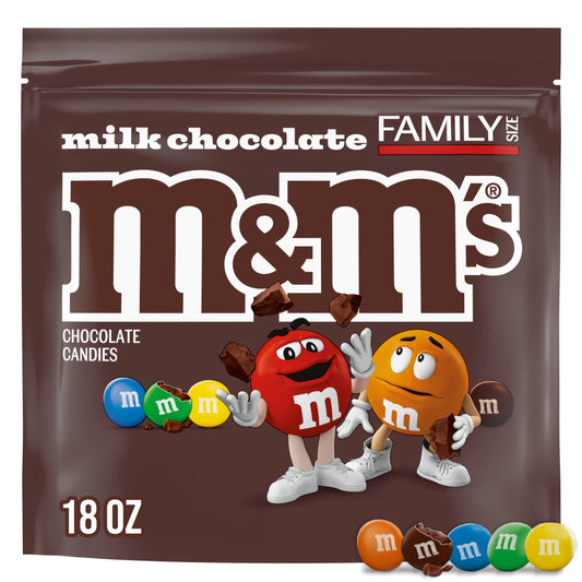M&M's Milk Chocolate Candy Family Size - 18 oz Bag