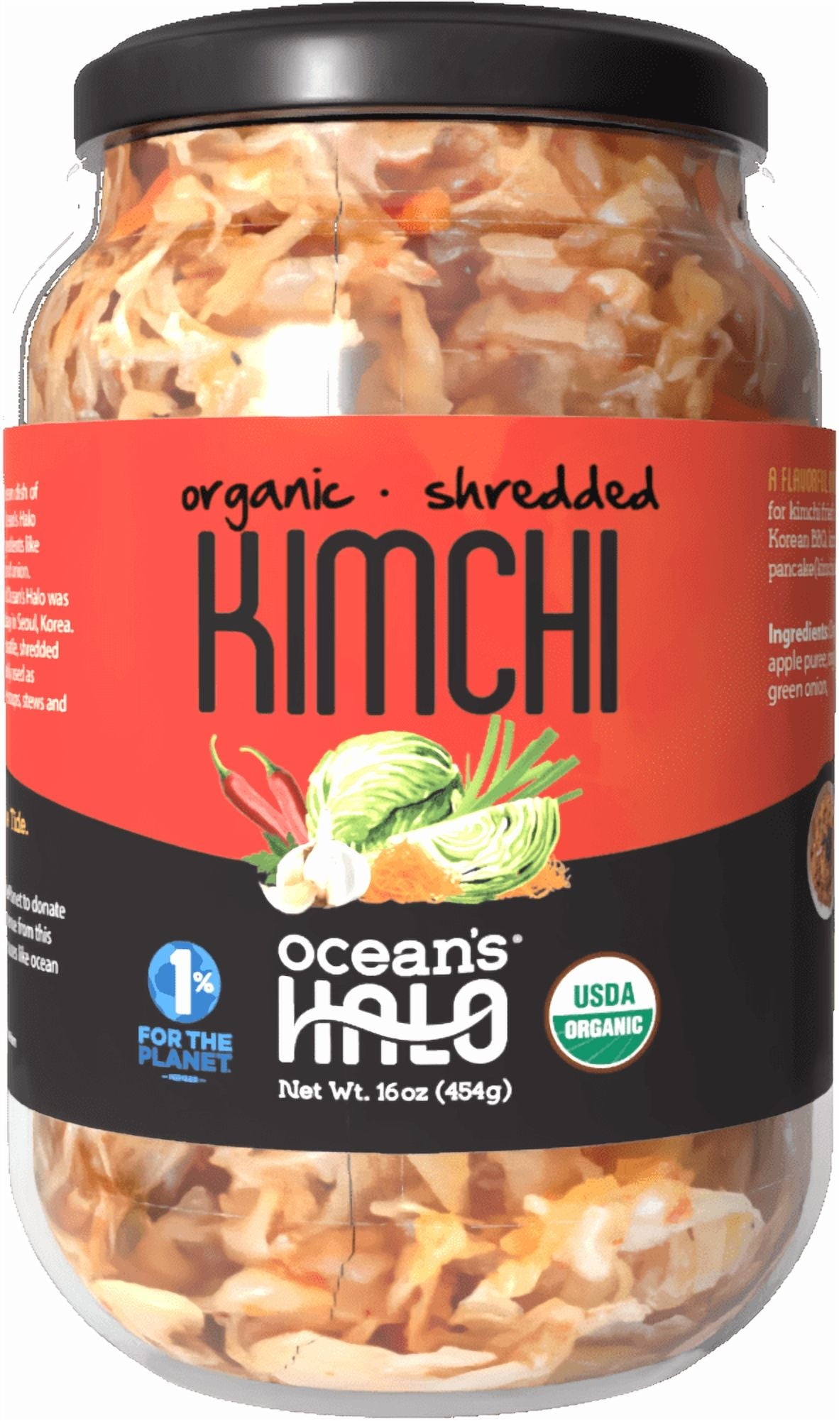 Ocean's Halo Organic Kimchi, Shelf Stable, 16 oz