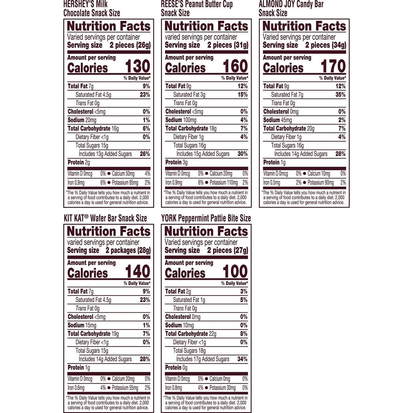 (2 pack)Hershey's Assorted Flavored Candy Assortment, Party Pack, 25 oz