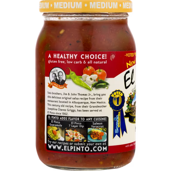 El Pinto Medium Salsa, 16 oz (Pack Of 2)