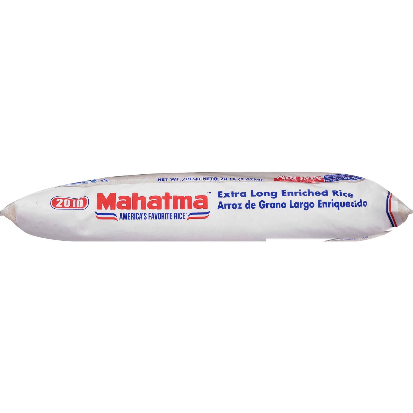 Mahatma Enriched Extra Long Grain White Rice, 20 lb Bag