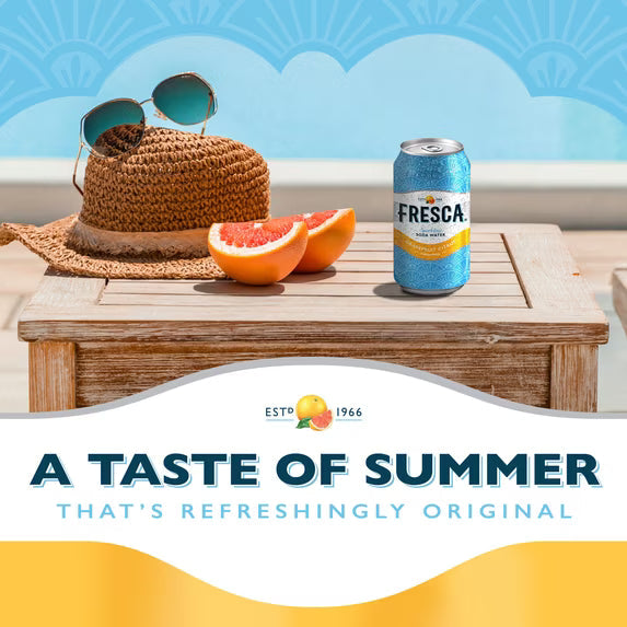 Fresca Citrus Soda Pop Fridge Pack Cans, 12 fl oz, 12 Pack(pack of 2)