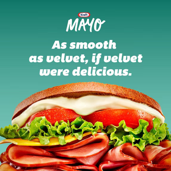 (pack of 2) Kraft Real Mayo Creamy & Smooth Mayonnaise, 48 fl oz Jar