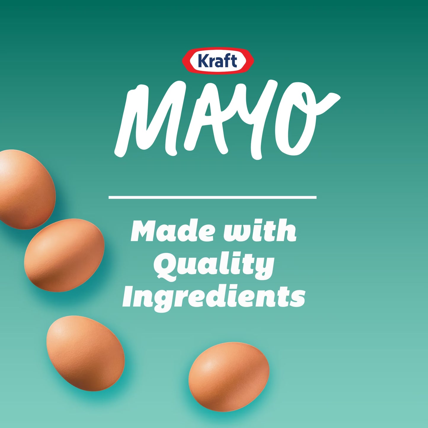 Kraft Real Mayo Creamy & Smooth Mayonnaise, 48 fl oz Jar