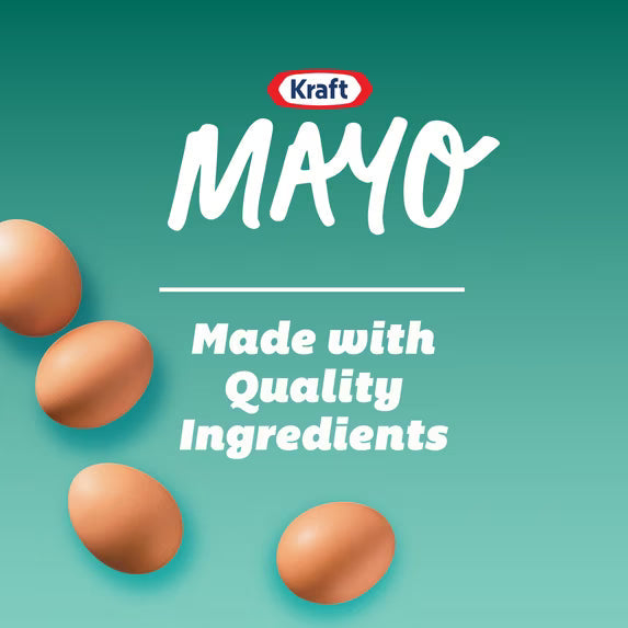 (pack of 2) Kraft Real Mayo Creamy & Smooth Mayonnaise, 48 fl oz Jar