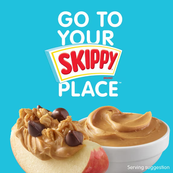 SKIPPY Creamy Peanut Butter Spread, Plastic Jar 40 oz (2 Pack)