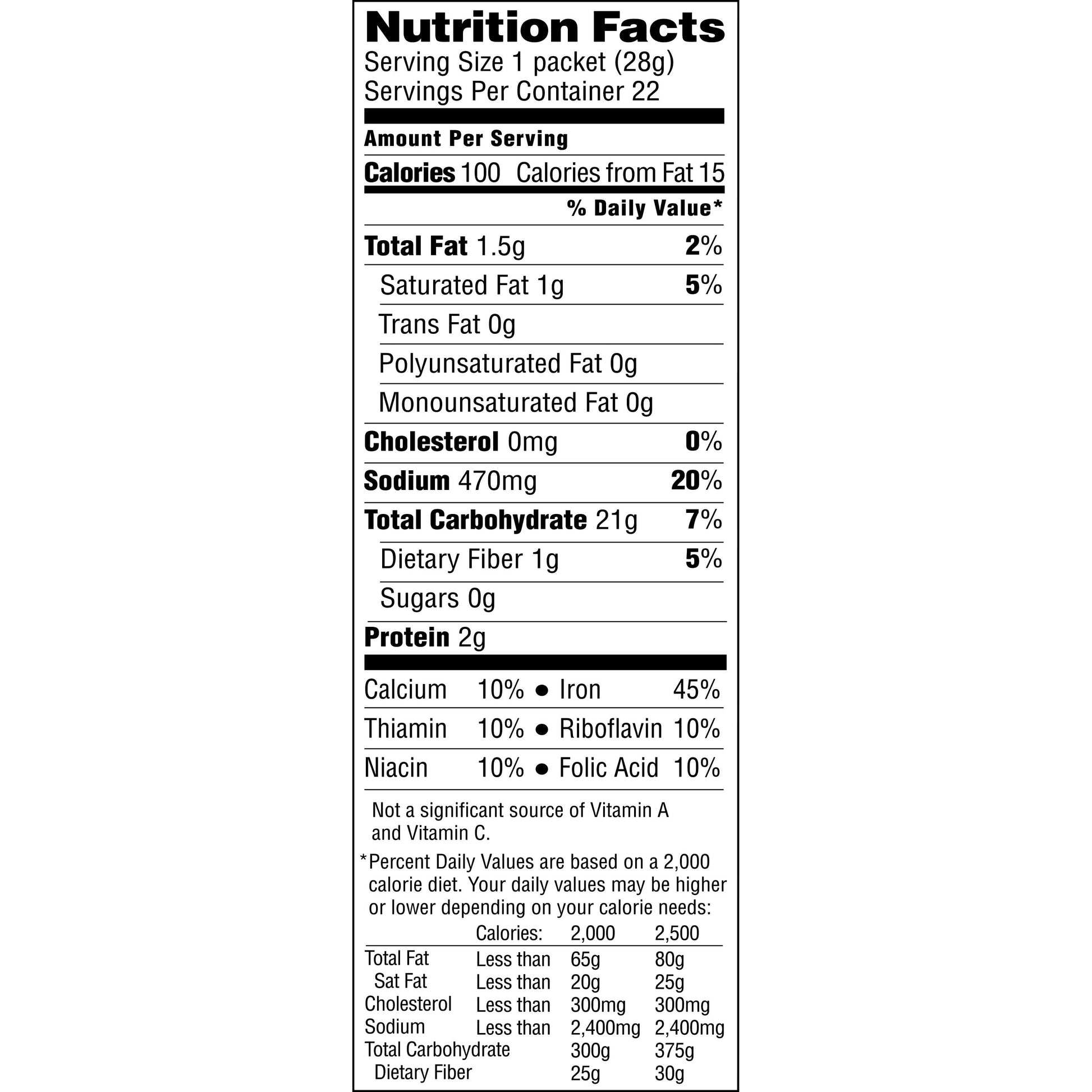 Quaker Instant Grits Cheddar Cheese Naturally Flavored, 0.98 oz 22 Count Box