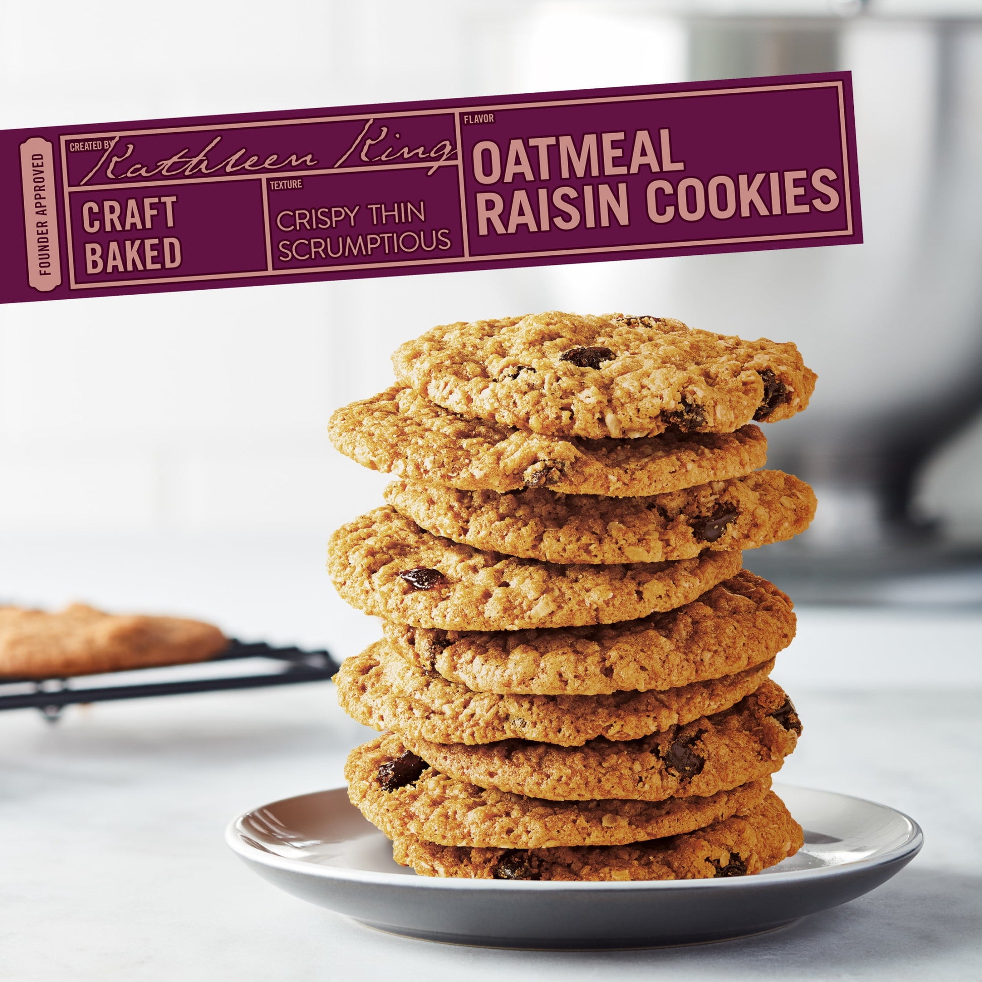 Tate's Bake Shop Oatmeal Raisin Cookies, 7 oz