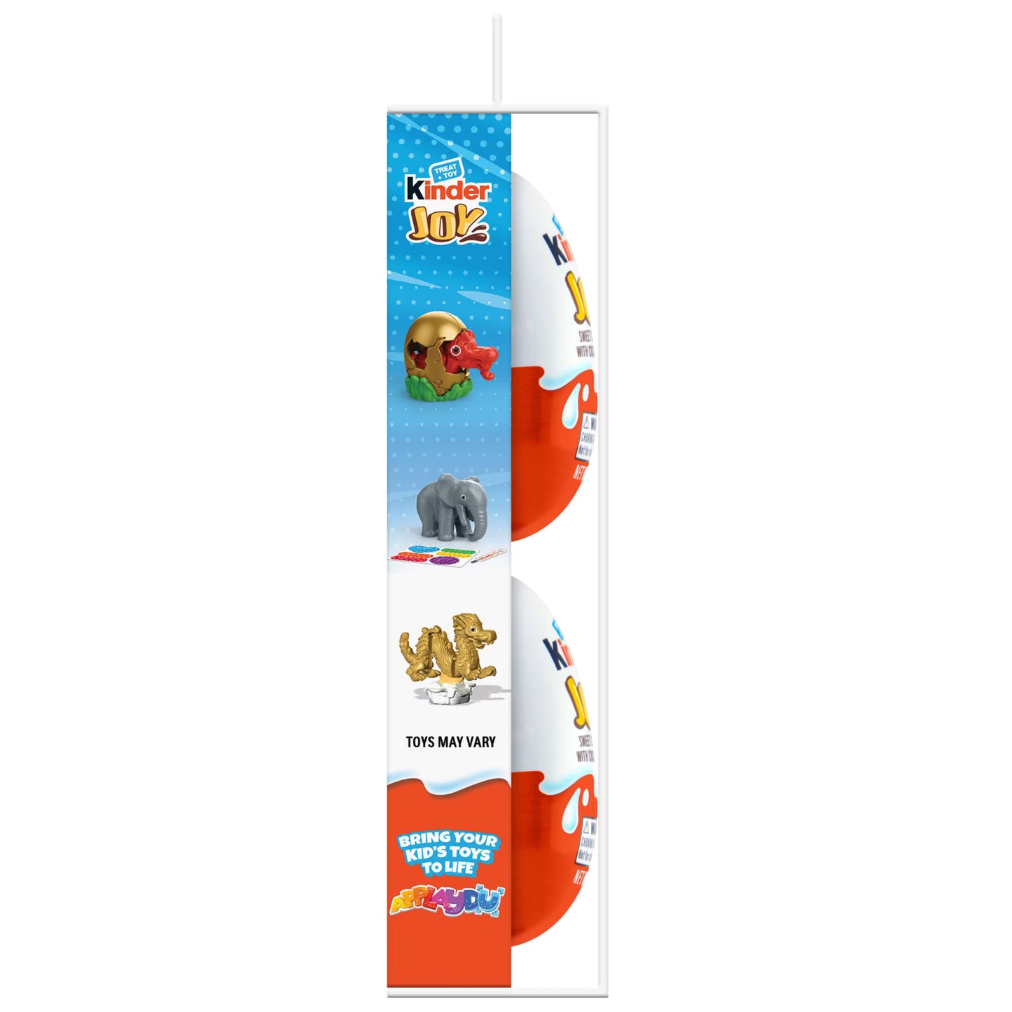 Kinder Joy Eggs, 6 Count, Treat Plus Toy, Sweet Creams and Chocolatey Wafers, Individually Wrapped, 4.2 oz
