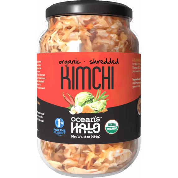 (2 pack) Ocean's Halo Organic Kimchi, Shelf Stable, 16 oz