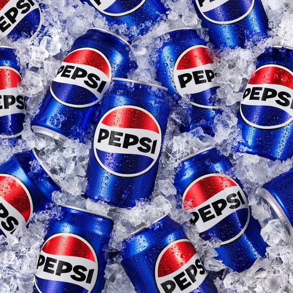 Pepsi Cola Soda Pop, 12 fl oz, 24 Count