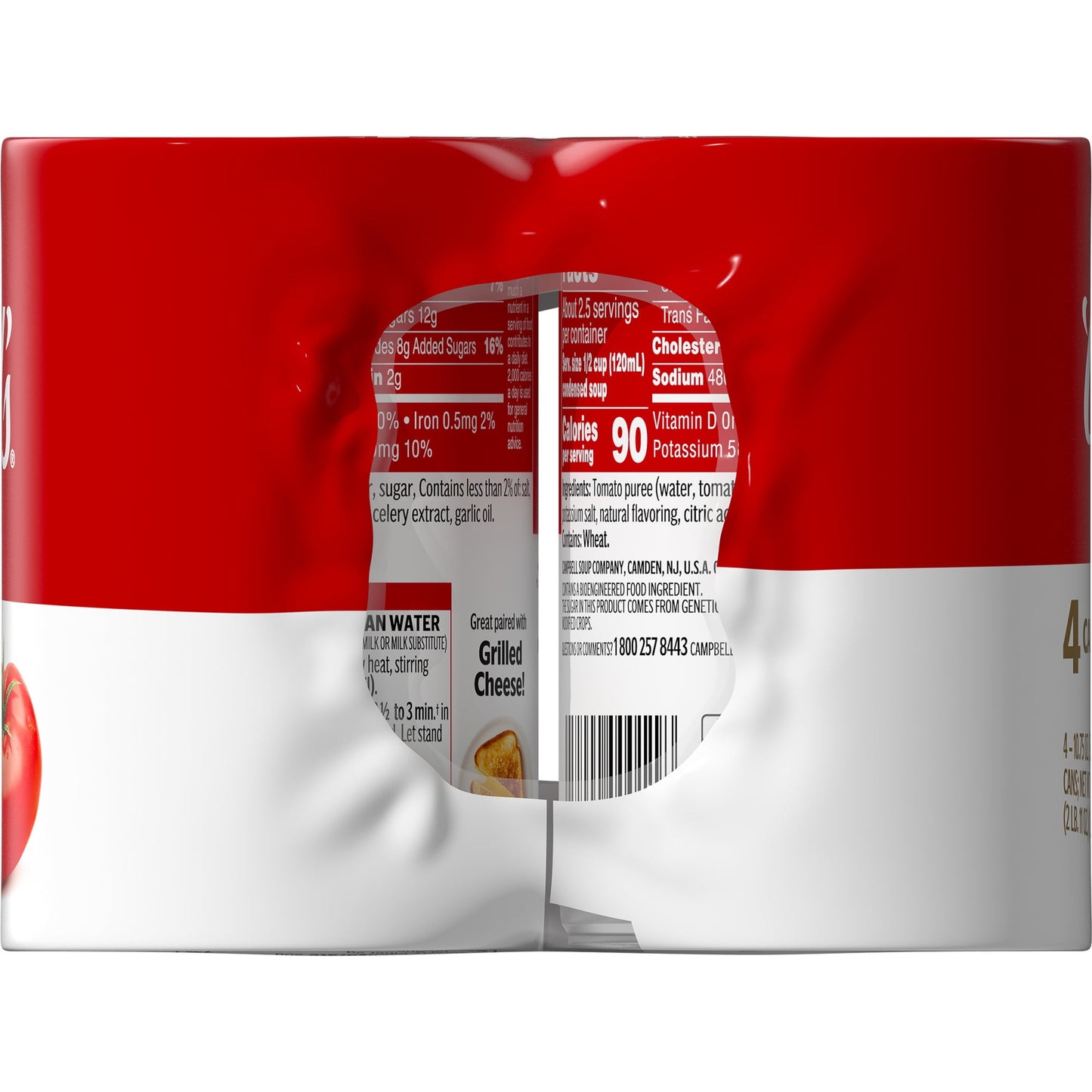 Campbell's Condensed Tomato Soup, 10.75 oz Can (4 Pack)