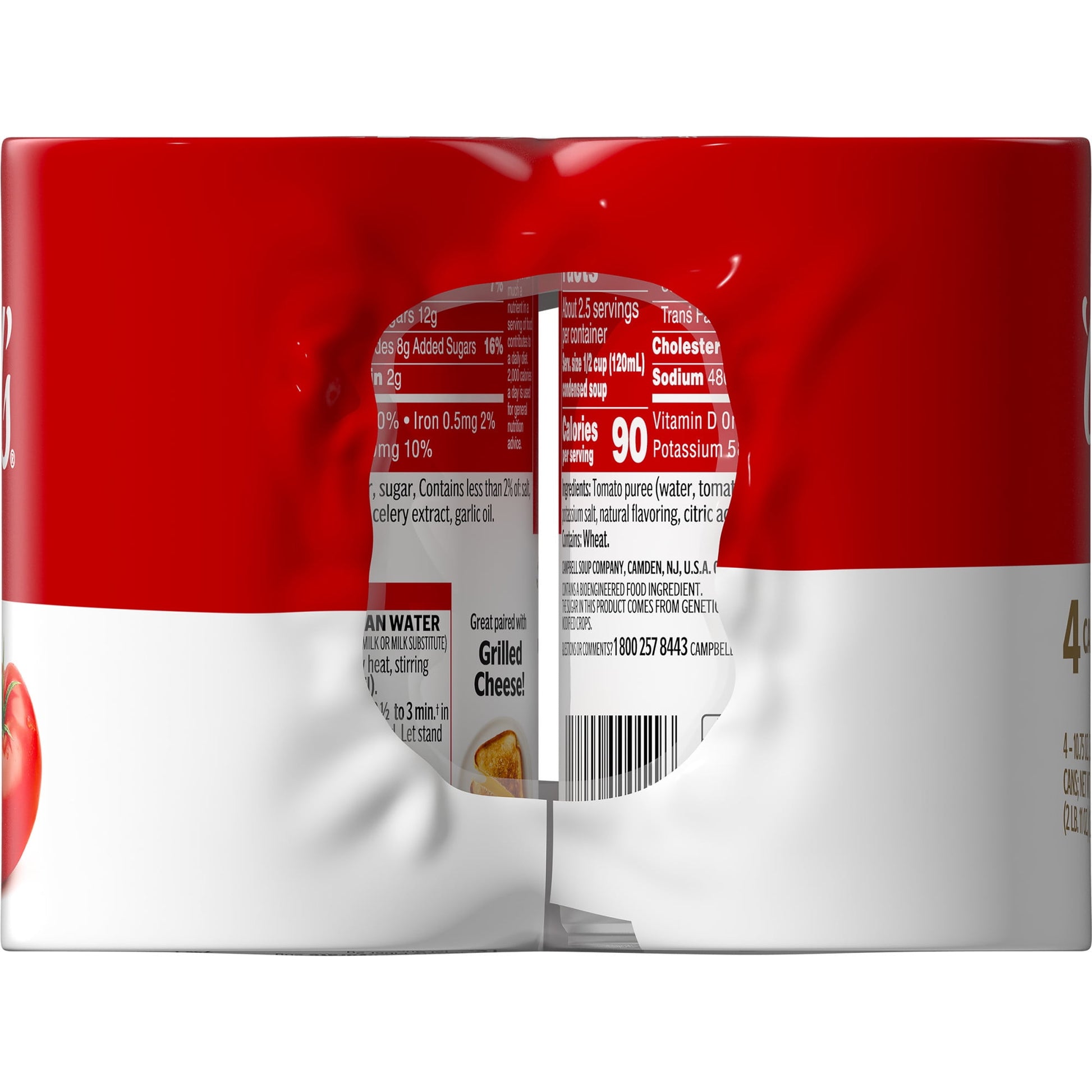 Campbell's Condensed Tomato Soup, 10.75 oz Can (4 Pack)