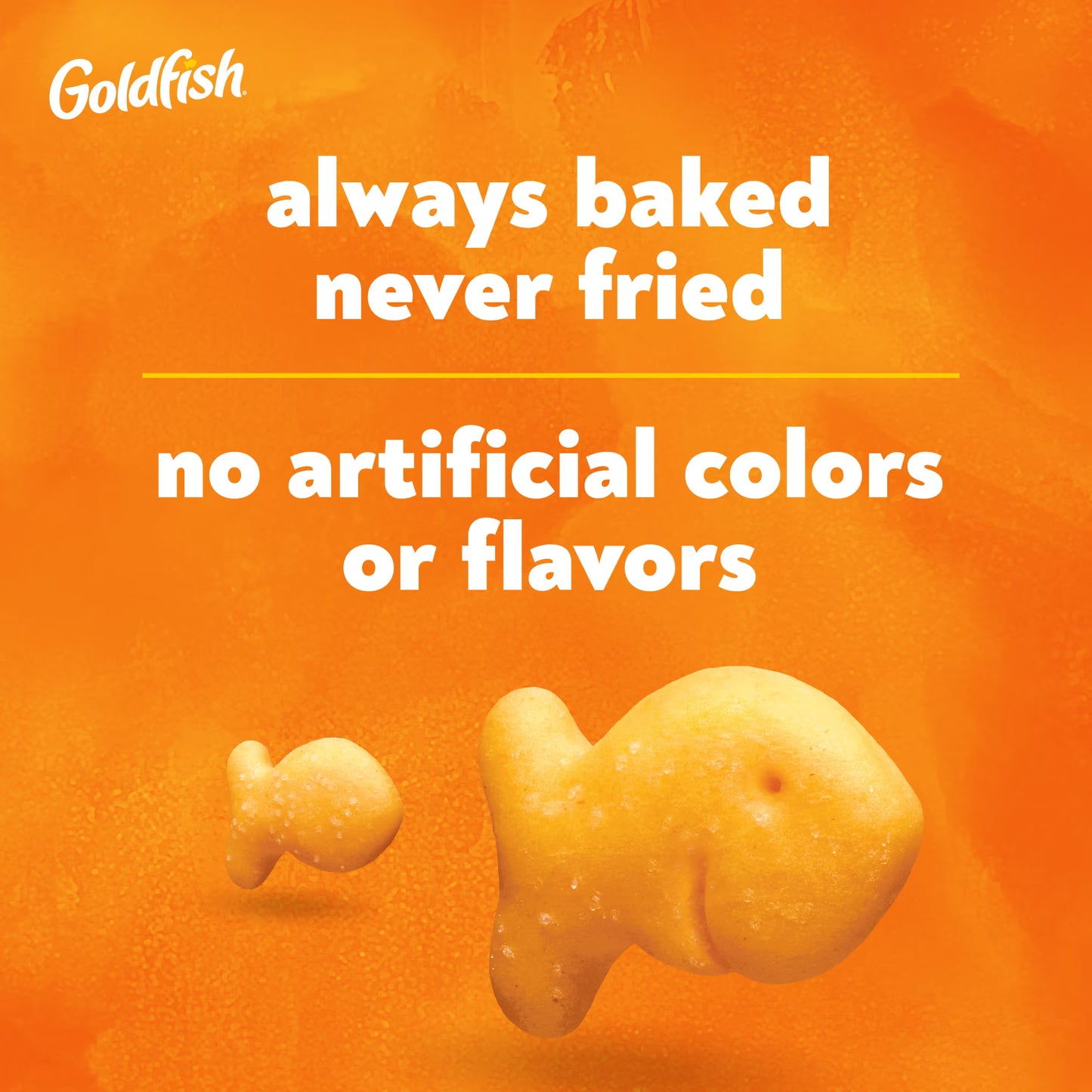 Goldfish Cheddar Cheese Crackers, Baked Snack Crackers, 1 oz on-The-Go Snack Packs, 20 Count Box