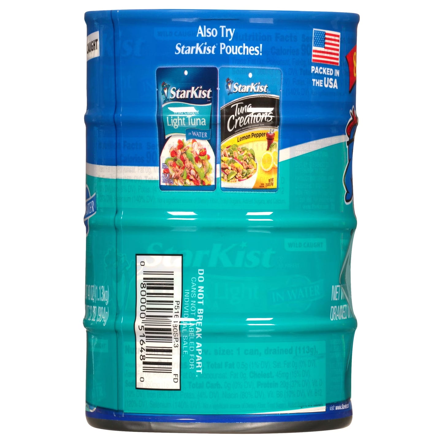 (6 pack) StarKist Chunk Light Tuna in Water, Wild Caught, 20g Protein, 5 oz, 8 Cans