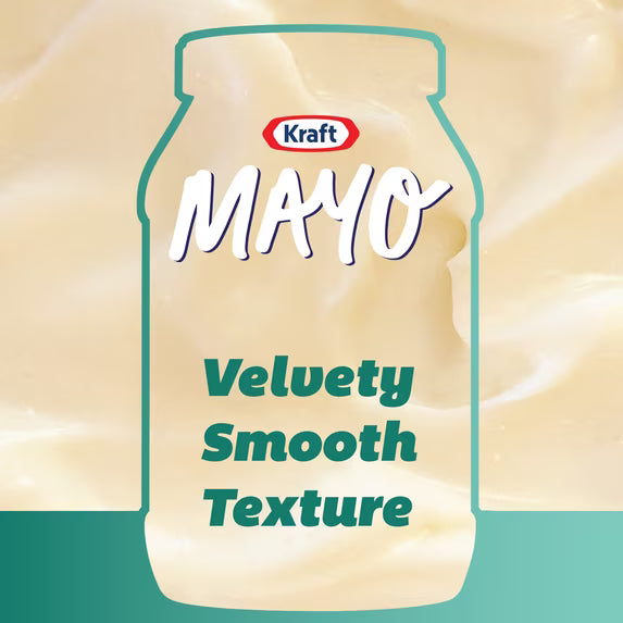 (pack of 2) Kraft Real Mayo Creamy & Smooth Mayonnaise, 48 fl oz Jar