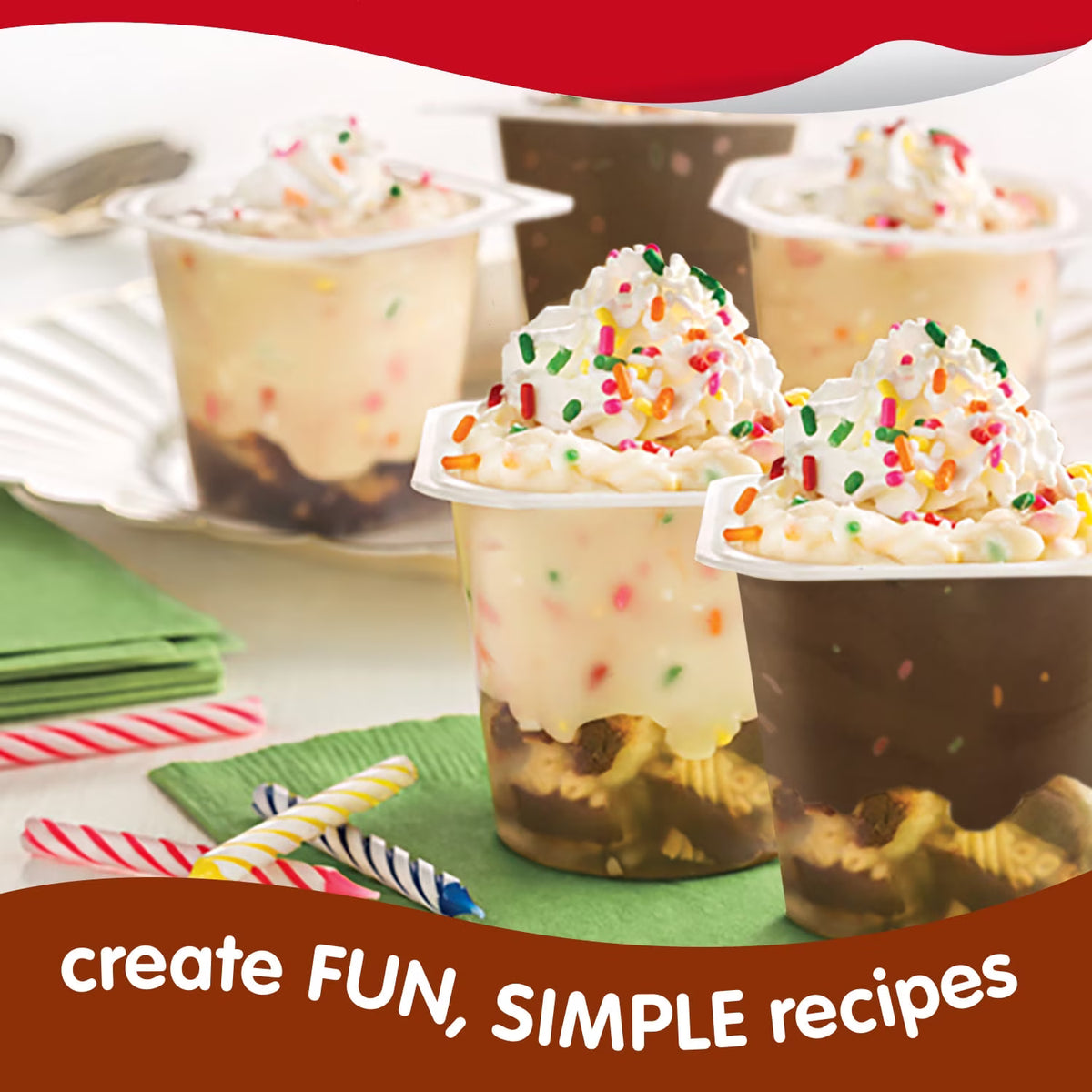 (4 pack) Snack Pack Chocolate Pudding and Vanilla Pudding, Lunchbox Snacks, 3.25 oz Pudding Cups, 12 Count Family Pack