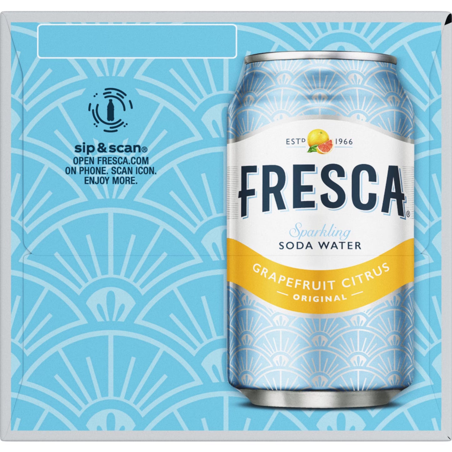 Fresca Citrus Soda Pop Fridge Pack Cans, 12 fl oz, 12 Pack(pack of 2)