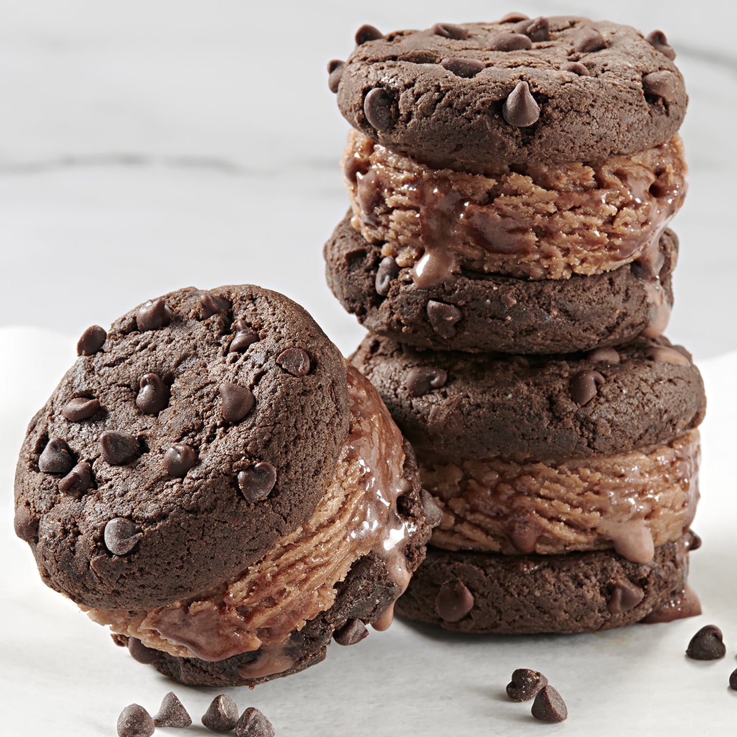 CHIPS AHOY! Chewy Hershey's Fudge Filled Soft Fudgy Chocolate Chip Cookies, Family Size, 14.85 oz