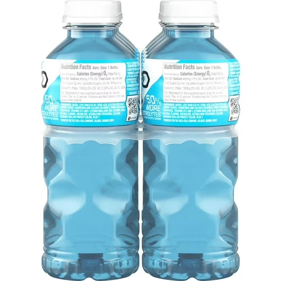 POWERADE Zero Sugar Mixed Berry Electrolyte Sports Drink Bottles,20 fl oz,8 Pack